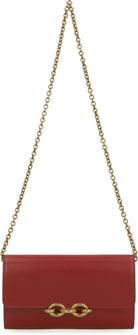 6008 SAINT LAURENT MAILLON LEATHER WALLET ON CHAIN