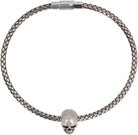 0446 ALEXANDER MCQUEEN SKULL BRASS BRACELET