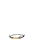 Black ALEXANDER MCQUEEN "GRAFFITI CUT" BRACELET