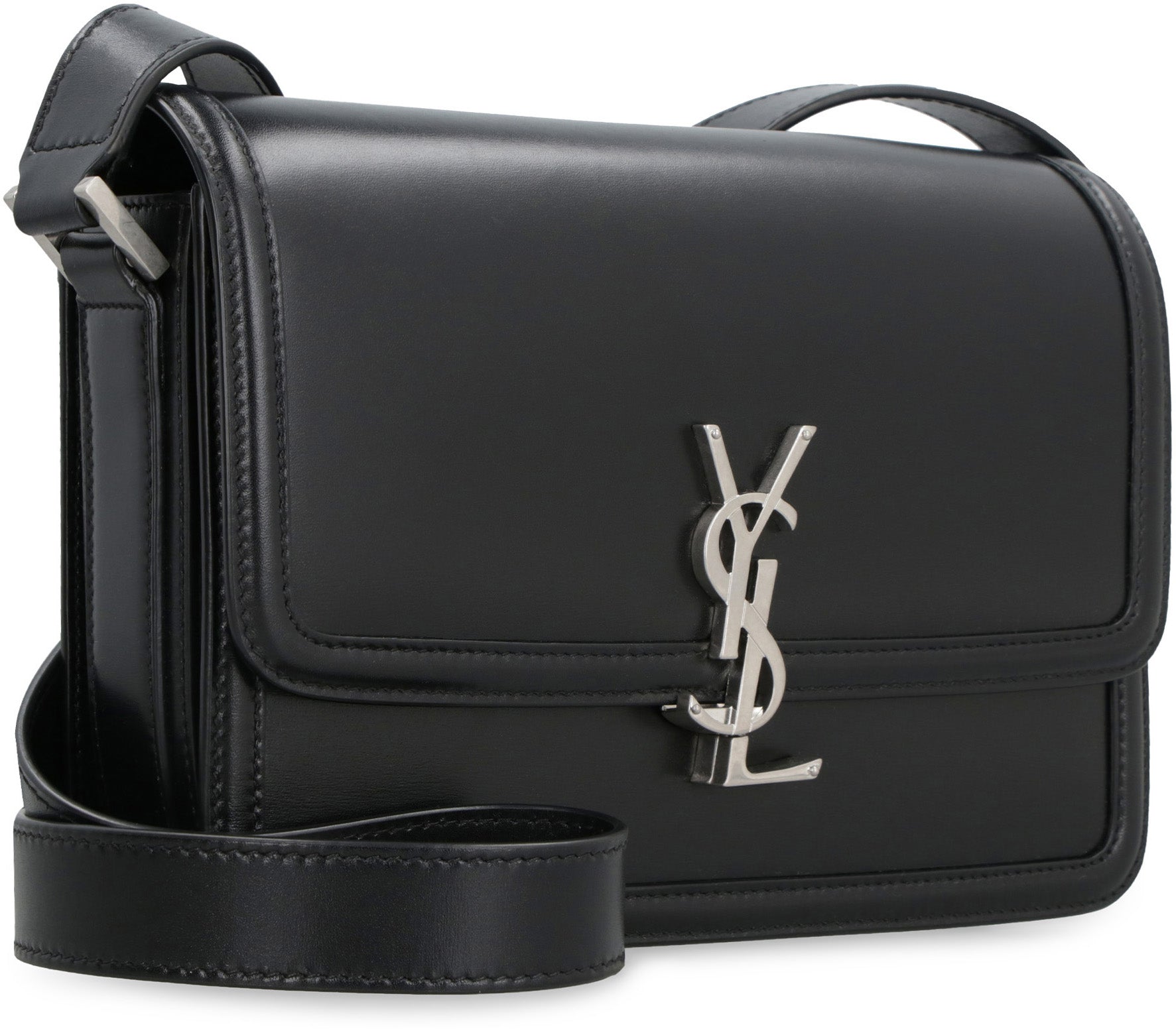 BLACK SAINT LAURENT BORSA LOGO (7110390SX0E) | LOZURI