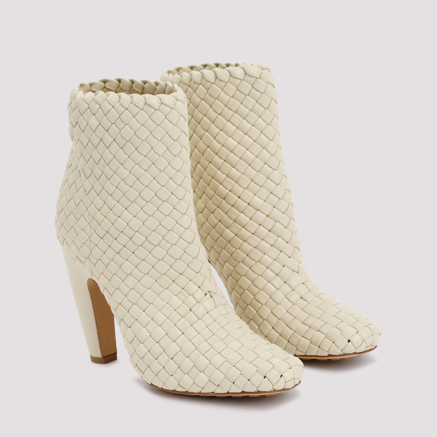 9311 BOTTEGA VENETA BOTTEGA VENETA MINI LIDO WEAVE ANKLE BOOTS