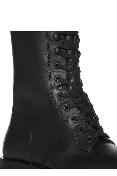 Bottega Veneta Lug Lace-Up Boots | LOZURI