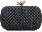 1019 BOTTEGA VENETA KNOT LEATHER CLUTCH