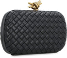 1019 BOTTEGA VENETA KNOT LEATHER CLUTCH