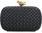 1019 BOTTEGA VENETA KNOT LEATHER CLUTCH