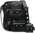 210KR1000 BALENCIAGA LE CAGOLE LEATHER CROSSBODY BAG