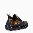 G80 VERSACE JEANS COUTURE BUBBLE DIS 4 Patterned Sneakers BLACK