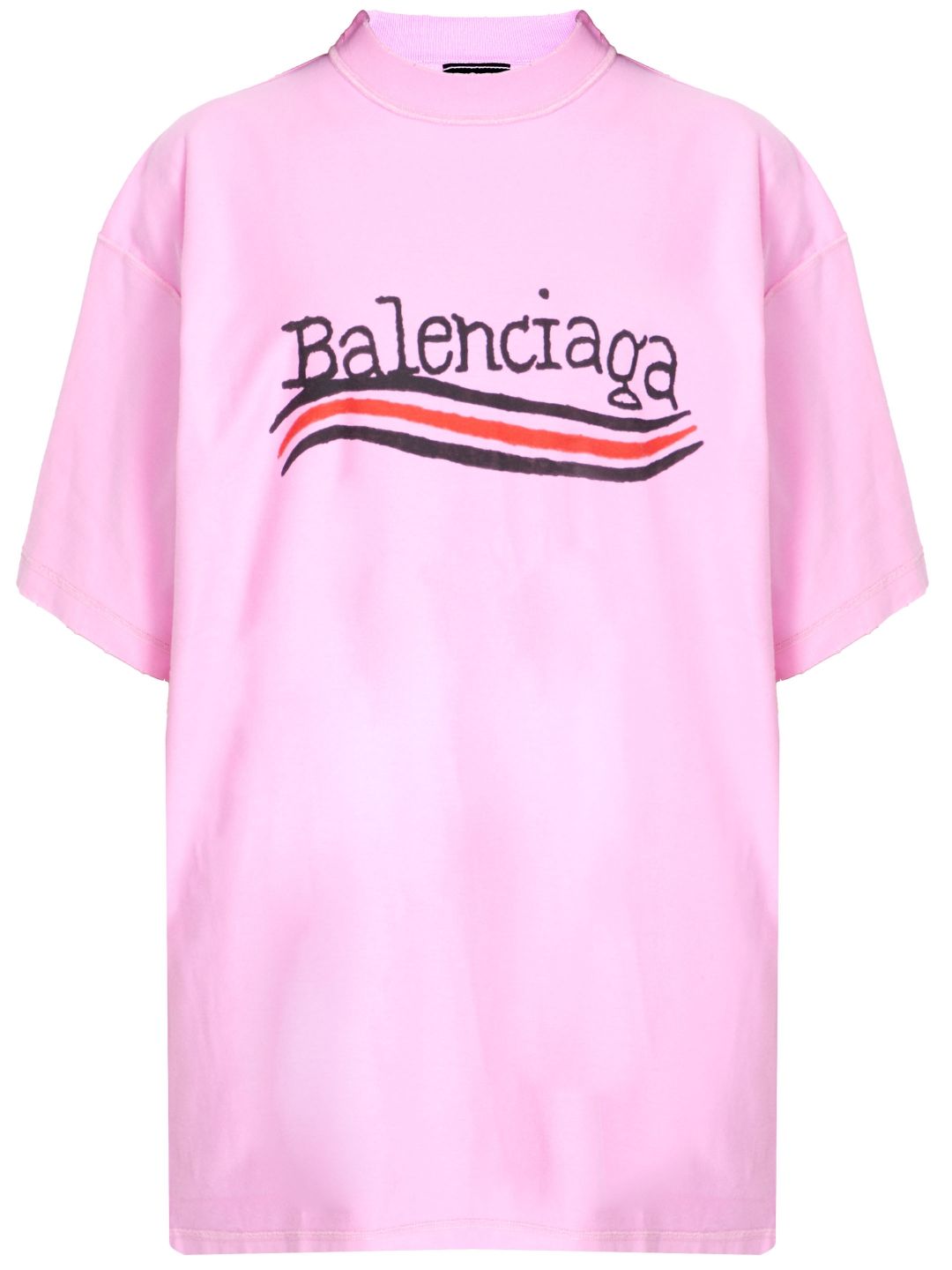 Balenciaga Logo Printed Crewneck T Shirt LOZURI