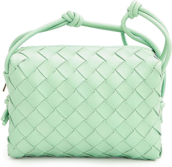 Bottega Veneta Green Mini Loop Camera Bag