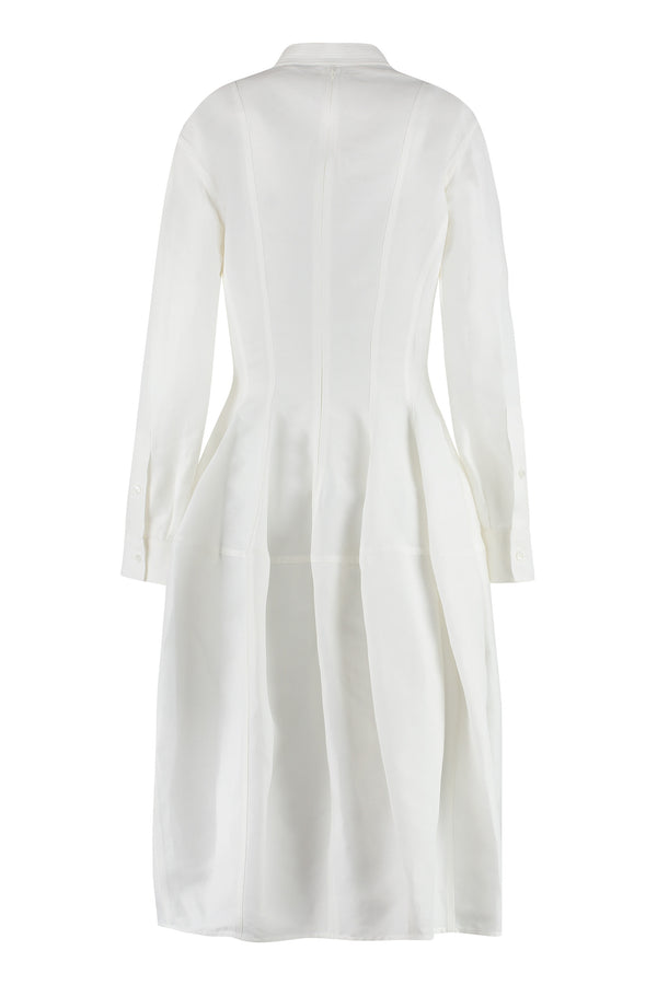 Bottega Veneta Linen And Viscose Dress