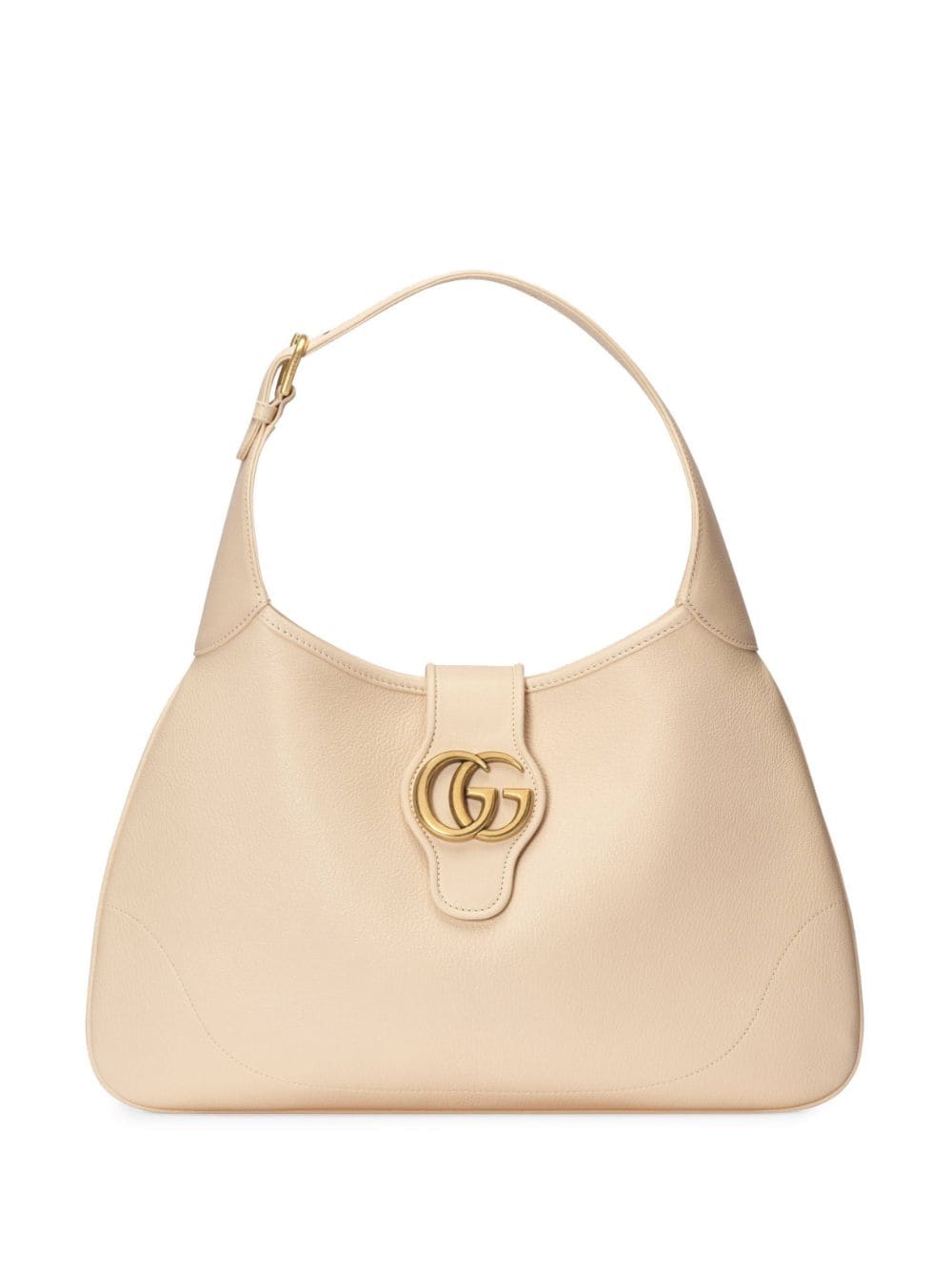 Gucci Aphrodite Embellished Leather Shoulder Bag - Cream - One Size