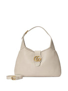 Ivory Gucci Aphrodite Medium Shoulder Bag - front