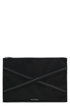 1000 ALEXANDER MCQUEEN HARNESS NYLON POUCH-BAG WITH LOGO