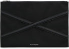 1000 ALEXANDER MCQUEEN HARNESS NYLON POUCH-BAG WITH LOGO