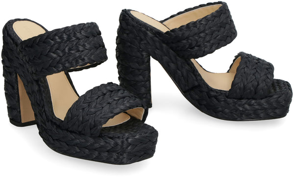 1000 BOTTEGA VENETA CANALAZZO RAFFIA MULES