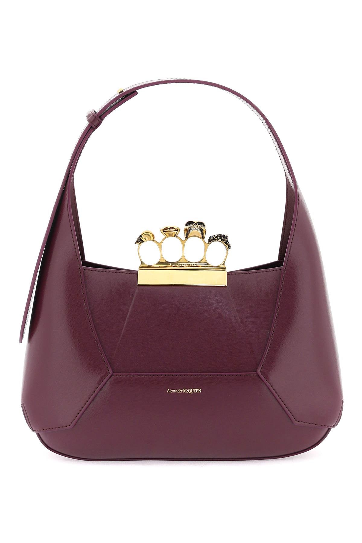 Alexander McQueen Women's 'The Jewelled Hobo' Bag in Purple | 731135DYTAA