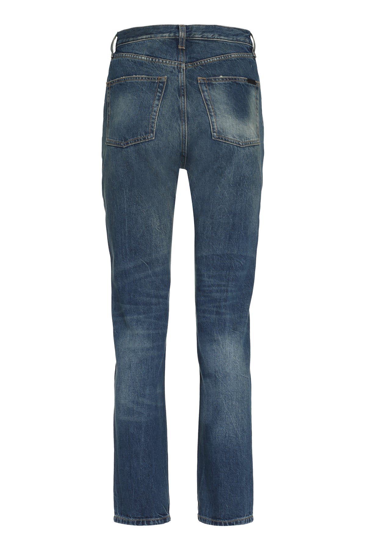 Saint Laurent 5-Pocket Straight-Leg Jeans | LOZURI