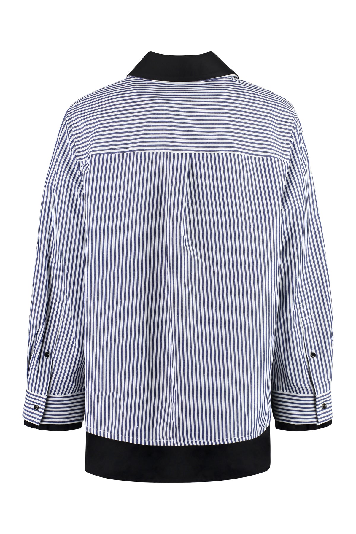 Louis Vuitton Men's Blue & Black Cotton Stripe Dress Shirt – Luxuria & Co.