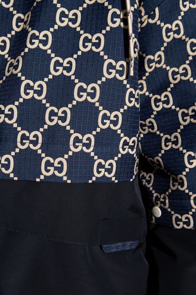 Gucci Monogram Nylon Oversized Men Jacket Size 46 (L/XL)