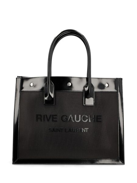 Saint Laurent Rive Gauche Leather Tote Bag