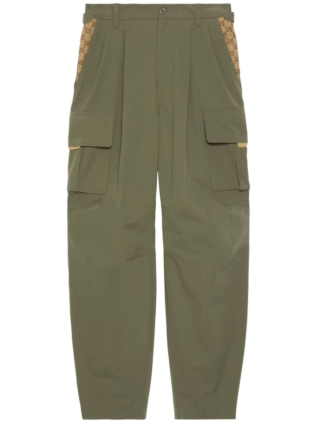 Military Cotton Tapered Combat Trousers Froged Iron | French Connection US