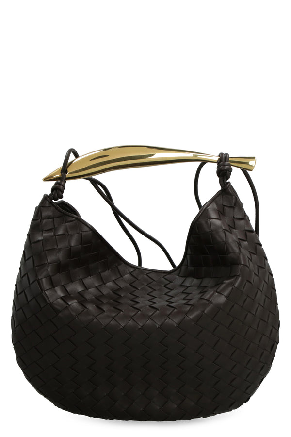 Sardine Leather Tote Bag in Brown - Bottega Veneta