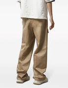 9569 GUCCI BEIGE COTTON CARGO PANTS.