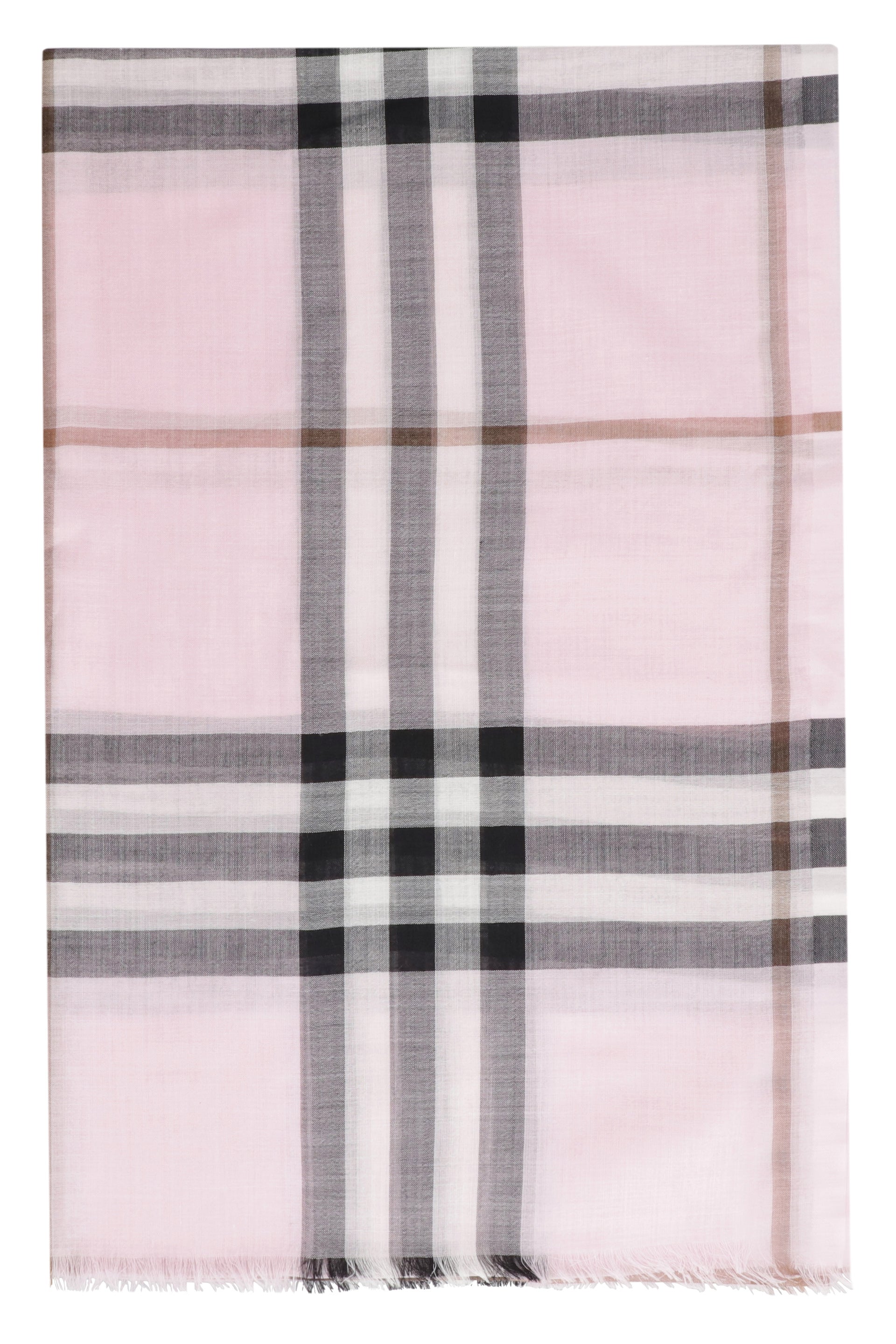 B1017 BURBERRY WOOL AND SILK SCARF