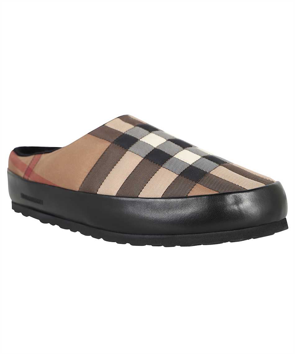 A8894 BURBERRY CHECK FABRIC SLIPPERS