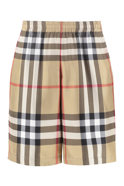 A7028 BURBERRY CHECKED SHORTS
