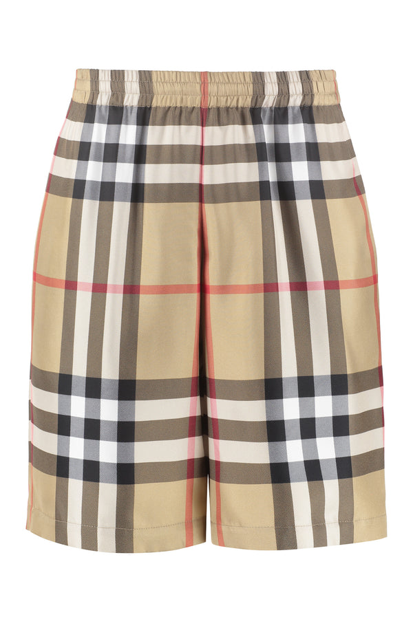 A7028 BURBERRY CHECKED SHORTS