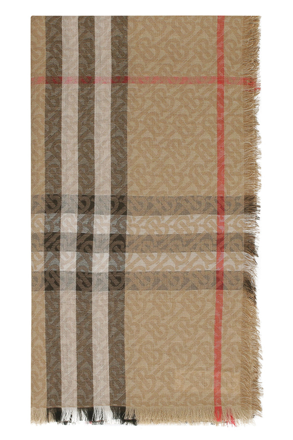 A7026 BURBERRY WOOL AND SILK SCARF