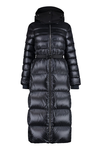 A1189 BURBERRY BELTED LONG DOWN JACKET