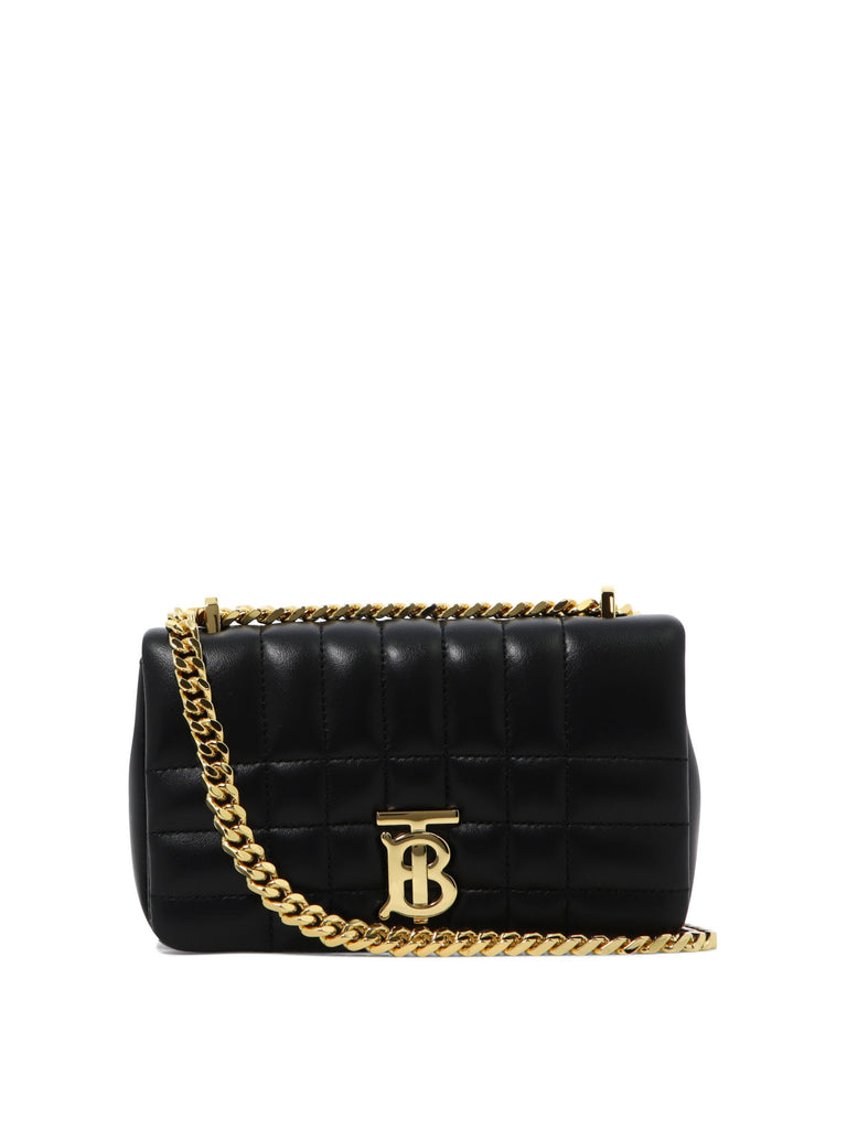BLACK BURBERRY QUILTED LEATHER LOLA MINI BAG (8059492)