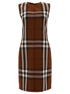 Brown BURBERRY "MACY" DRESS