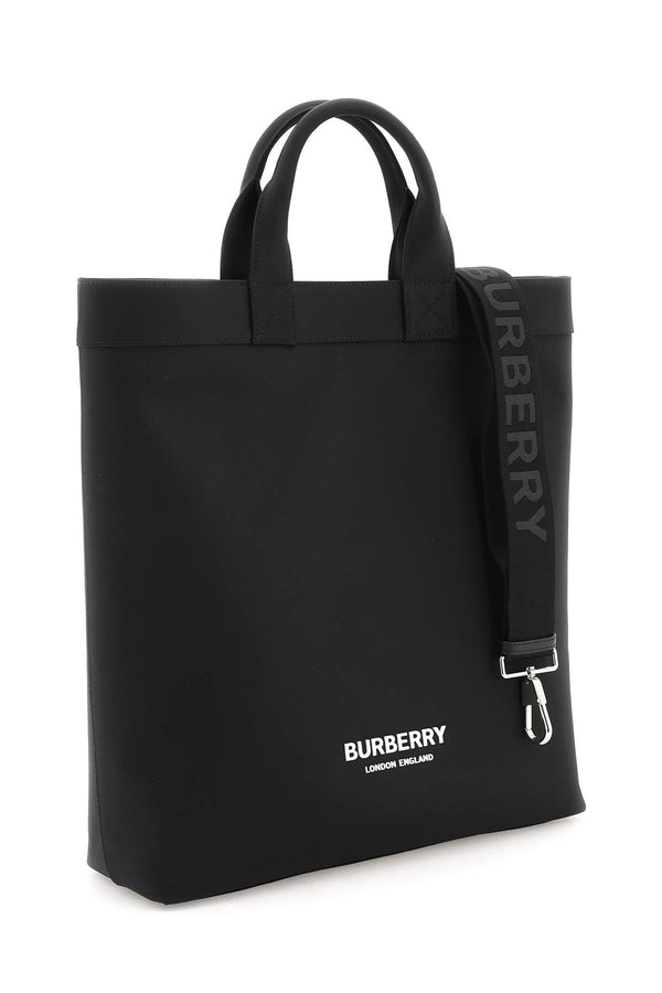 Burberry Nylon Tote Bag With Logo | LOZURI