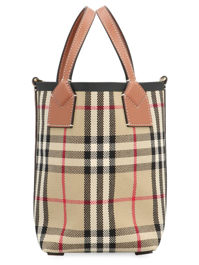 A7026 BURBERRY SMALL LONDON TOTE BAG IN CHECK