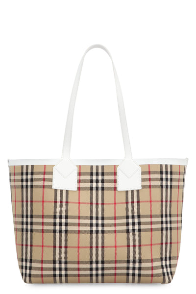 A1464 BURBERRY LONDON SMALL CANVAS TOTE BAG