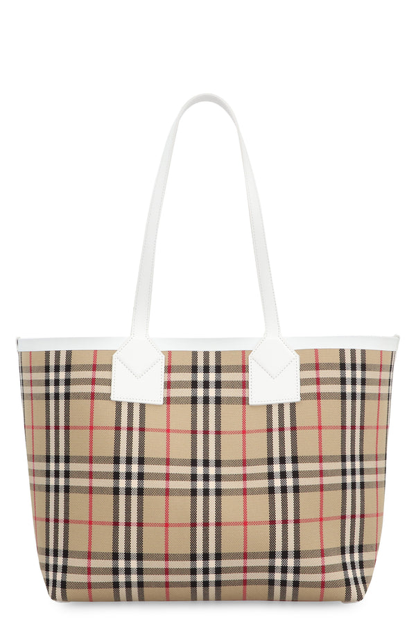 A1464 BURBERRY LONDON SMALL CANVAS TOTE BAG