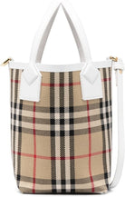 A1464 BURBERRY CHECK MOTIF MINI BUCKET BAG