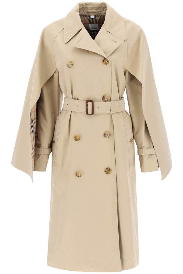 Burberry single breasted clearance raincoat