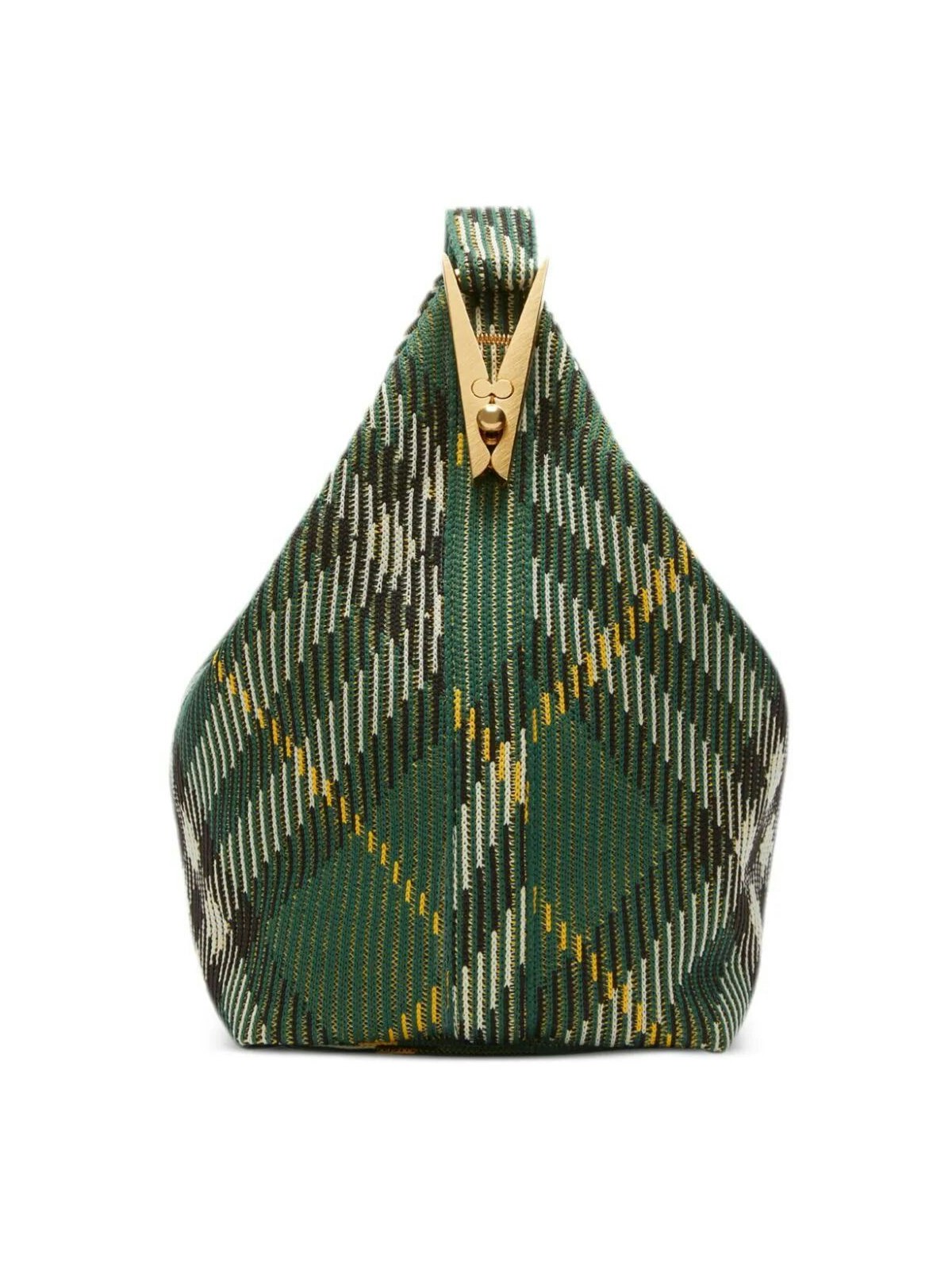 IVY BURBERRY MEDIUM PEG CHECK PATTERN SHOULDER BAG