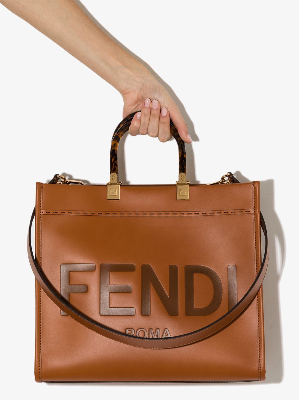 F0PWZ FENDI FENDI SUNSHINE MEDIUM SHOPPER BAG