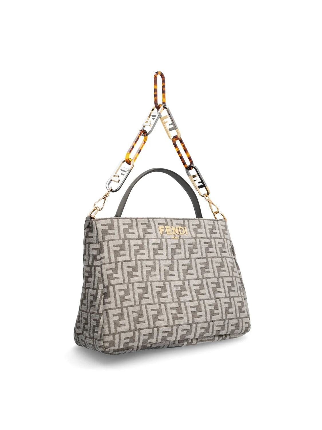 FENDI O LOCK CHAIN CROSSBODY BAG