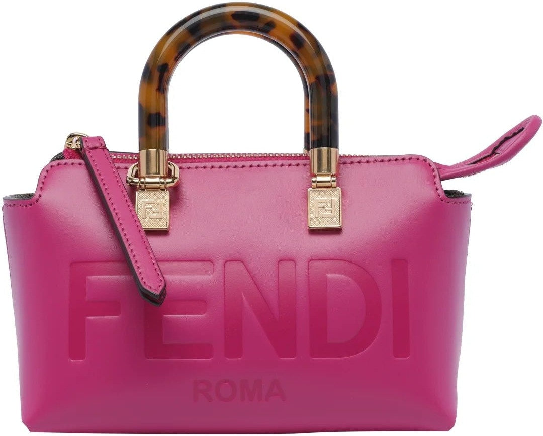 Fendi By The Way Mini Leather Bag in Pink | Lyst