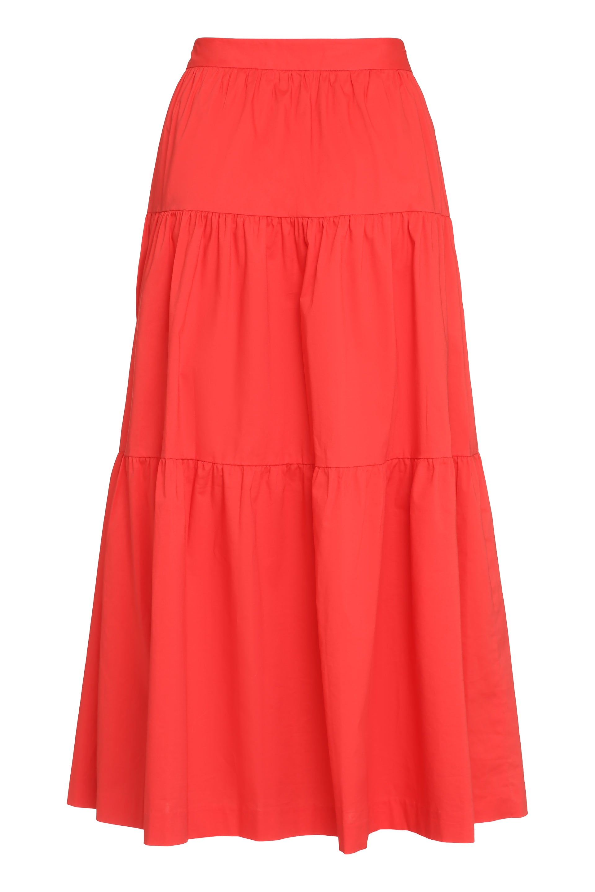 HIB STAUD SEA COTTON MIDI SKIRT