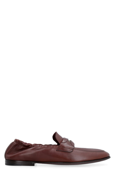 87284 DOLCE & GABBANA LEATHER LOAFERS