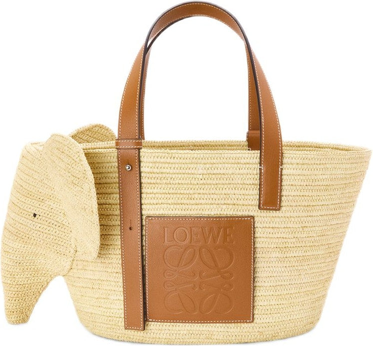 loewe basket bag tan