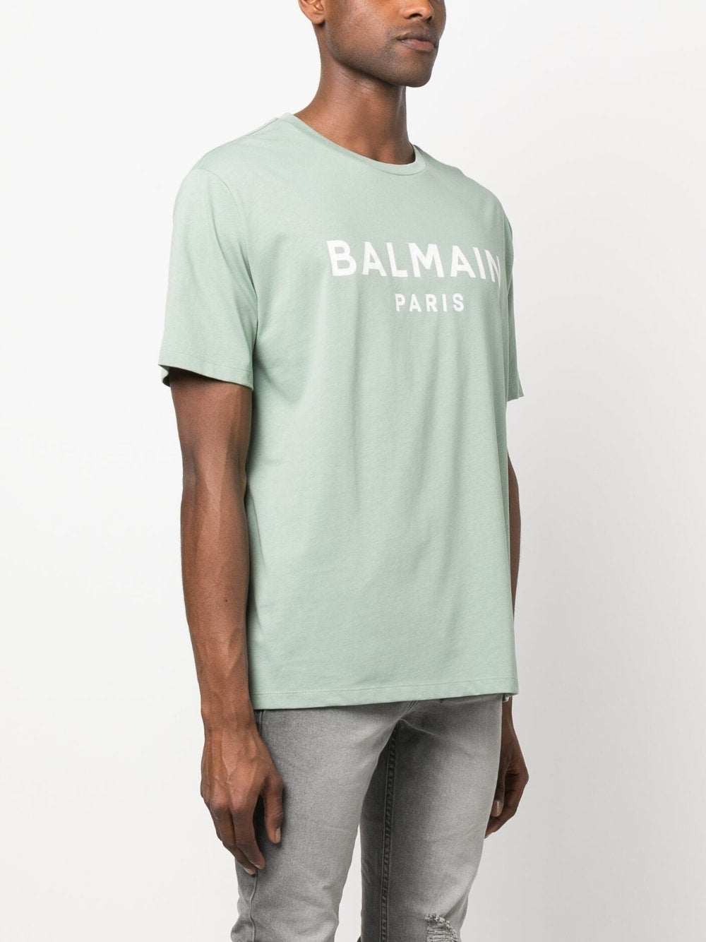 UES BALMAIN BALMAIN PRINTED T-SHIRT - STRAIGHT