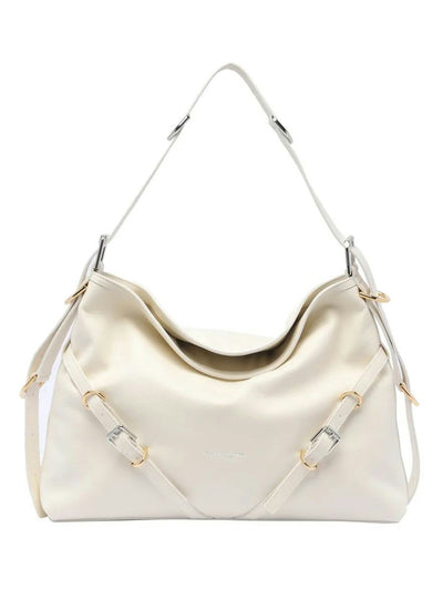 105 GIVENCHY  MEDIUM VOYOU BAG IN IVORY LEATHER